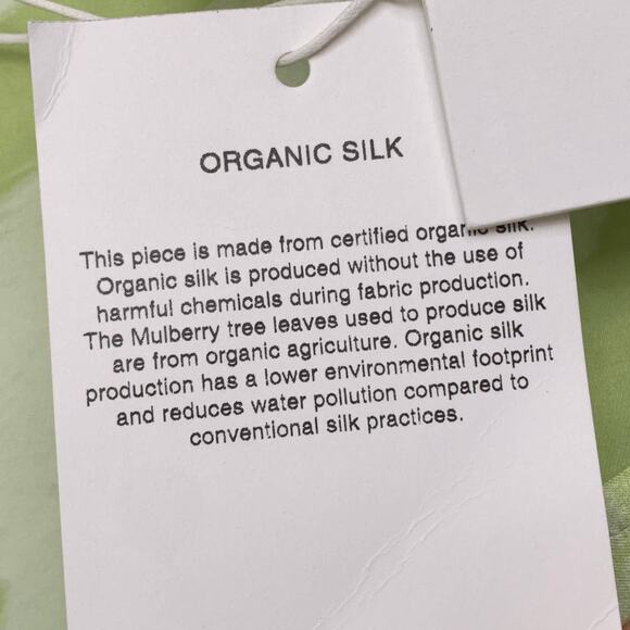 NWT GANNI Zebra Stripe Ruched Silk Blouse in Margarita - Picture 7 of 16